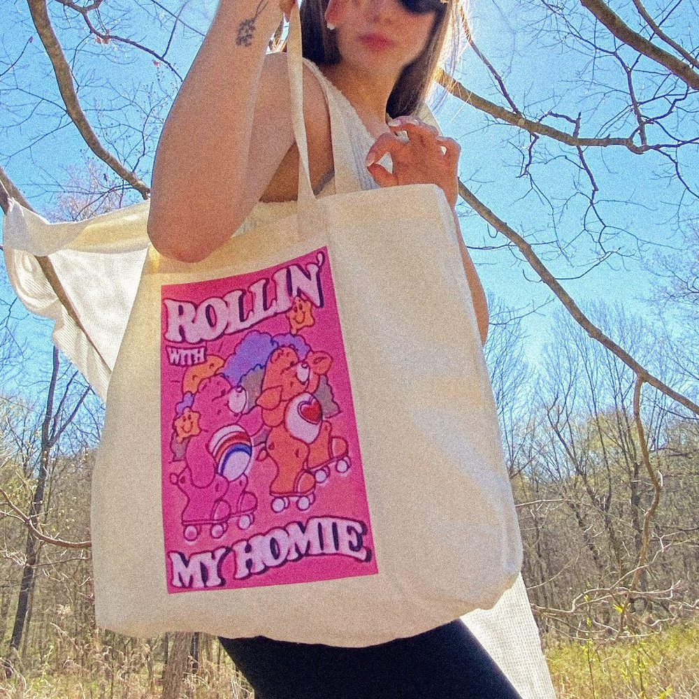 ROLLIN WITH MY HOMIE TOTE
